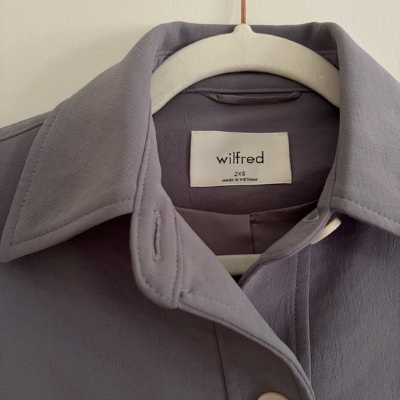 Wilfred Little Cropped Jacket Crepette Blue Size XXS - Picture 6 of 8